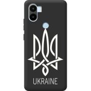 Черный чехол BoxFace Xiaomi Redmi A1 Plus Тризуб монограмма ukraine