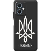 Черный чехол BoxFace Xiaomi Redmi Note 12 (China) Тризуб монограмма ukraine