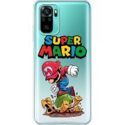 Прозрачный чехол BoxFace Xiaomi Poco M5s Super Mario