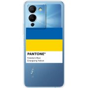 Прозрачный чехол BoxFace Infinix Note 12 (G96) Pantone вільний синій