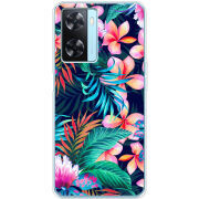 Чехол BoxFace OPPO A57s flowers in the tropics