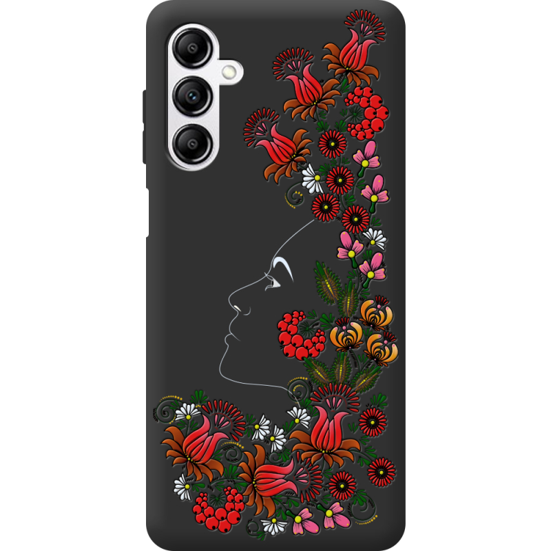 Черный чехол BoxFace Samsung Galaxy A14 5G (A146) 3D Ukrainian Muse