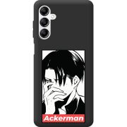 Черный чехол BoxFace Samsung Galaxy A14 5G (A146) Attack On Titan - Ackerman