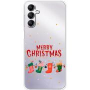 Прозрачный чехол BoxFace Samsung Galaxy A14 5G (A146) Merry Christmas
