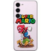 Прозрачный чехол BoxFace Samsung Galaxy S23 (S911) Super Mario