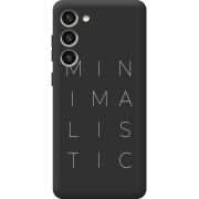 Черный чехол BoxFace Samsung Galaxy S23 Plus (S916) Minimalistic