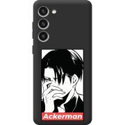 Черный чехол BoxFace Samsung Galaxy S23 Plus (S916) Attack On Titan - Ackerman