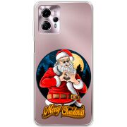 Прозрачный чехол BoxFace Motorola G13 Cool Santa