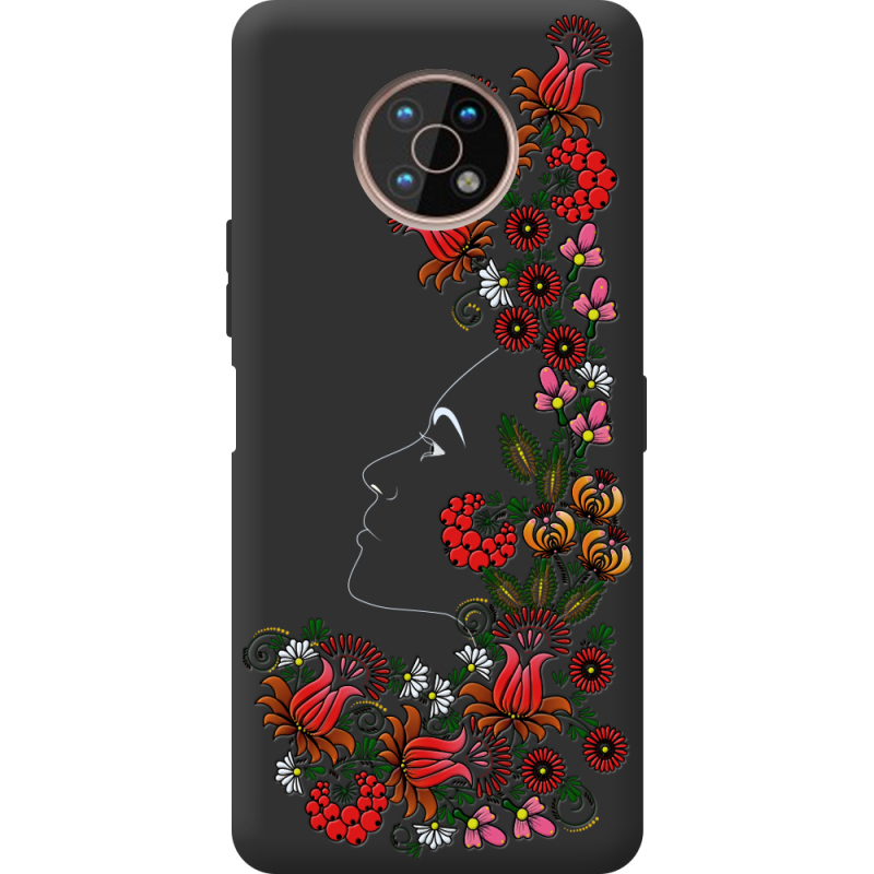 Черный чехол BoxFace Nokia G50 3D Ukrainian Muse