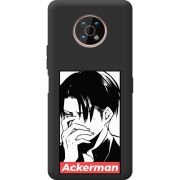 Черный чехол BoxFace Nokia G50 Attack On Titan - Ackerman