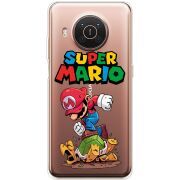 Прозрачный чехол BoxFace Nokia X20 Super Mario
