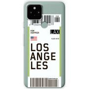 Прозрачный чехол BoxFace Google Pixel 5A Ticket Los Angeles