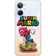 Прозрачный чехол BoxFace Realme 10 4G Super Mario
