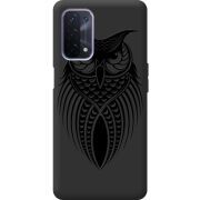 Черный чехол BoxFace OPPO A54 5G Owl