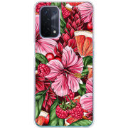 Чехол BoxFace OPPO A74 5G Tropical Flowers