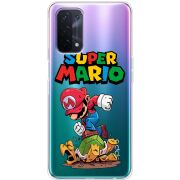 Прозрачный чехол BoxFace OPPO A74 5G Super Mario