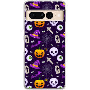 Чехол BoxFace Google Pixel 7 Pro Halloween Purple Mood