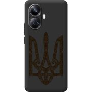 Черный чехол BoxFace Realme 10 Pro Plus Ukrainian Trident