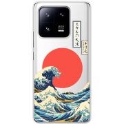 Прозрачный чехол BoxFace Xiaomi 13 Pro Большая волна в Канагаве