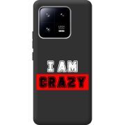Черный чехол BoxFace Xiaomi 13 Pro I'm Crazy
