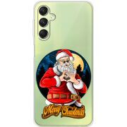 Прозрачный чехол BoxFace Samsung Galaxy A24 (A245) Cool Santa