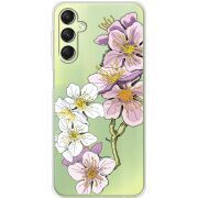 Прозрачный чехол BoxFace Samsung Galaxy A24 (A245) Cherry Blossom