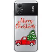 Прозрачный чехол BoxFace Xiaomi Redmi Note 11R Holiday Car