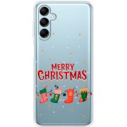 Прозрачный чехол BoxFace Samsung Galaxy M14 5G (M146) Merry Christmas