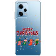 Прозрачный чехол BoxFace Xiaomi Redmi Note 12 Pro 5G Merry Christmas