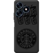 Черный чехол BoxFace Tecno Spark 10 Black Coffee