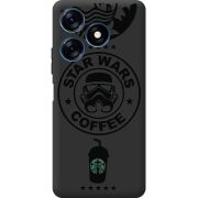 Черный чехол BoxFace Tecno Spark 10 Dark Coffee