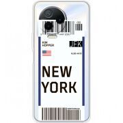 Прозрачный чехол BoxFace Infinix Note 12 Pro 4G Ticket New York