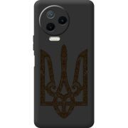 Черный чехол BoxFace Infinix Note 12 Pro 4G Ukrainian Trident