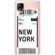 Прозрачный чехол BoxFace Xiaomi Civi / Civi 1S Ticket New York