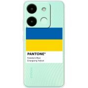Прозрачный чехол BoxFace Infinix Smart 7 Pantone вільний синій