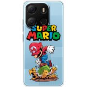 Прозрачный чехол BoxFace Tecno POP 7 Super Mario