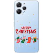 Прозрачный чехол BoxFace Xiaomi Redmi 12 Merry Christmas