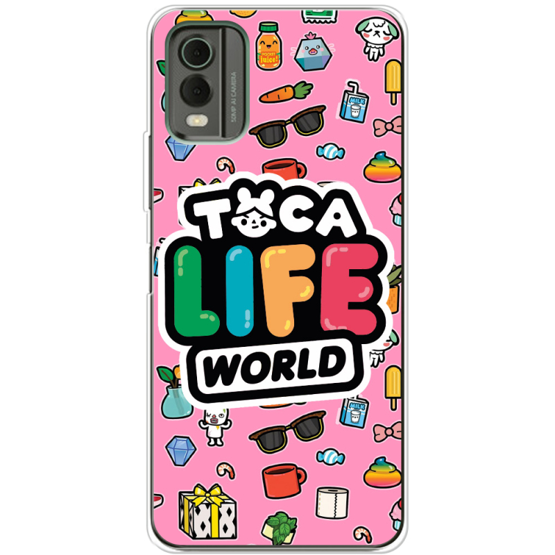 Чехол BoxFace Nokia C32 Toca Boca Life World
