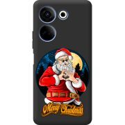 Черный чехол BoxFace Tecno Camon 20 Pro 4G Cool Santa
