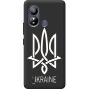 Черный чехол BoxFace ZTE Blade L220 Тризуб монограмма ukraine
