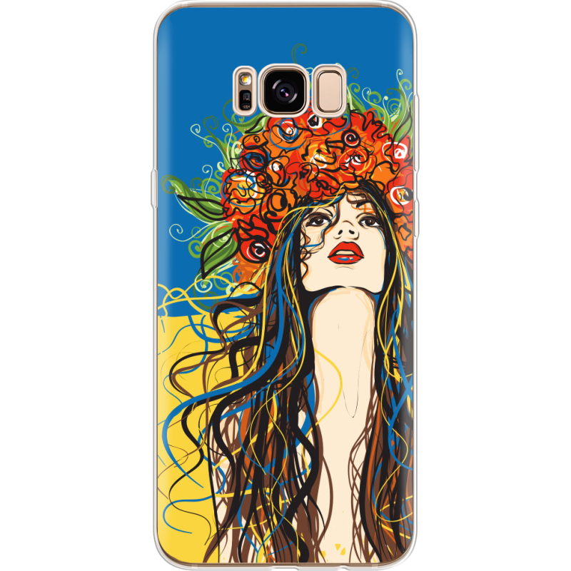 Чехол Uprint Samsung G955 Galaxy S8 Plus Ukraine Girl
