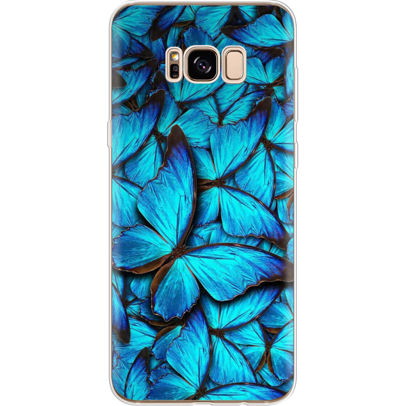 Чехол Uprint Samsung G955 Galaxy S8 Plus лазурные бабочки