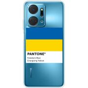 Прозрачный чехол BoxFace Honor X7a Pantone вільний синій