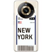 Прозрачный чехол BoxFace Realme 11 Pro / 11 Pro Plus Ticket New York