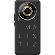 Черный чехол BoxFace Realme 11 Pro / 11 Pro Plus Minimalistic