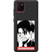 Черный чехол BoxFace Samsung N770 Galaxy Note 10 Lite Attack On Titan - Ackerman