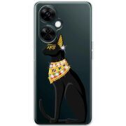 Чехол со стразами OnePlus Nord CE 3 Lite Egipet Cat