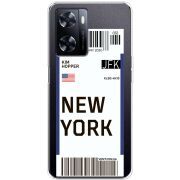 Прозрачный чехол BoxFace OnePlus Nord N20 SE Ticket New York