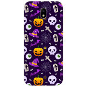 Чехол Uprint Samsung J330 Galaxy J3 (2017) Halloween Purple Mood