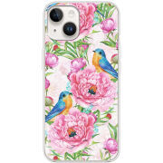 Чехол BoxFace Apple iPhone 15 Birds and Flowers